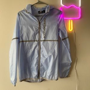 New balance blue zip up jacket